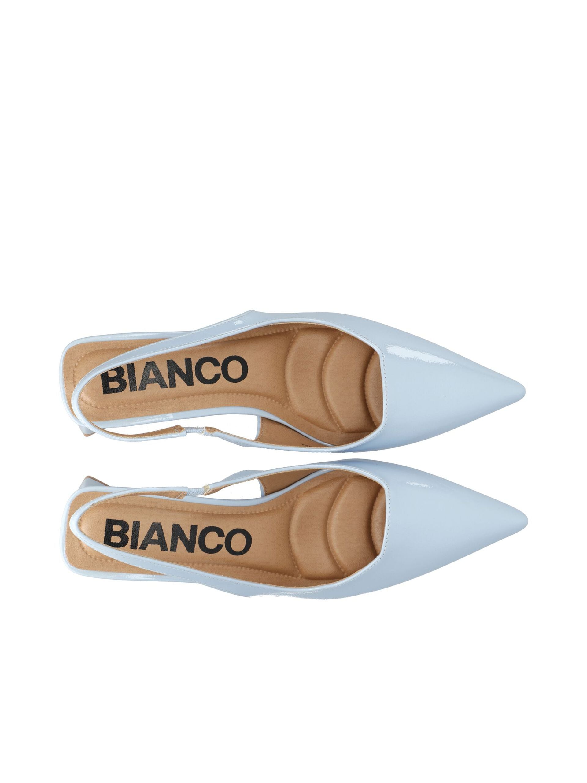 Bianco naisten avokkaat Biamaralyn Slingback Heel Patent, vaaleansininen