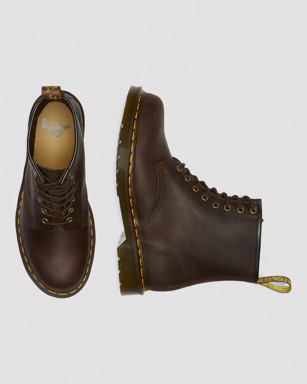 Dr. Martens maiharit 1460 8 EYE BOOT CRAZY HORSE, keskiruskea