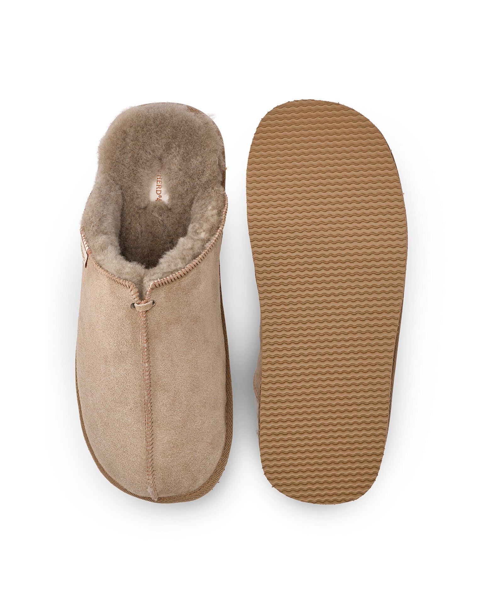 Shepherd of Sweden Miesten Tossut HUGO TOSSU, ruskeanharmaa