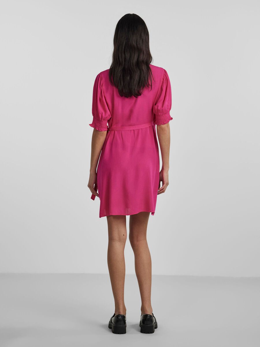 Pieces mekko, PCTALA 2/4 WRAP DRESS Pinkki