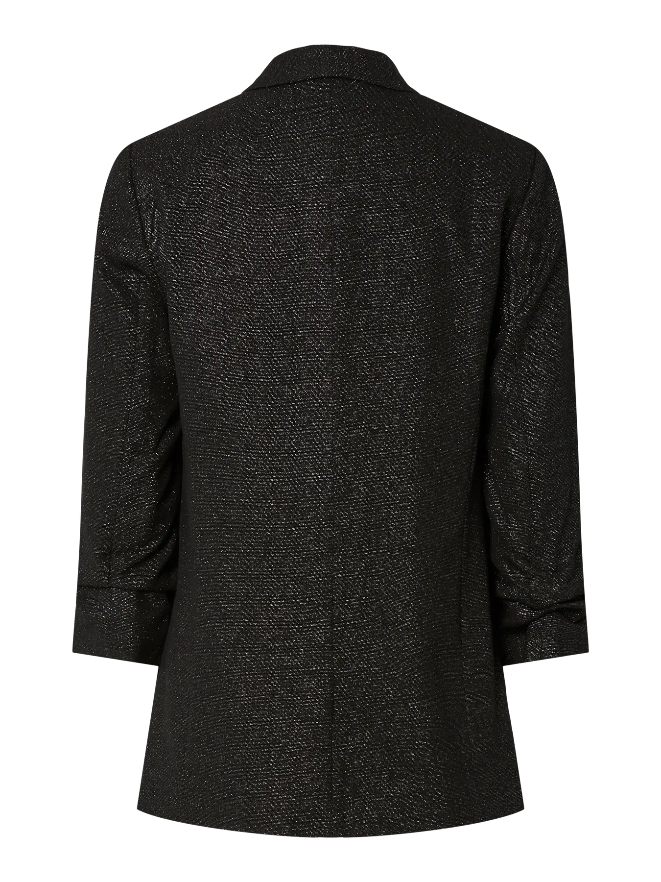 PCBOSELLA 3/4 GLITTER BLAZER NOOS Black SILVER