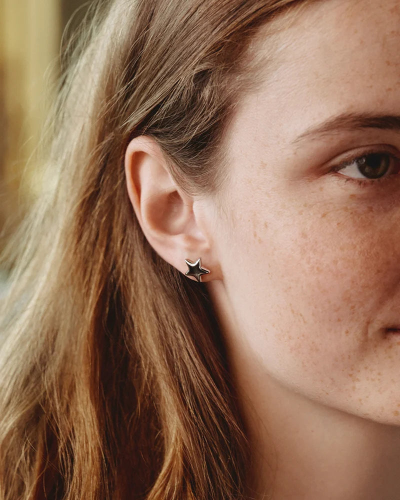 Edblad korvakorut Astra Studs, Silver