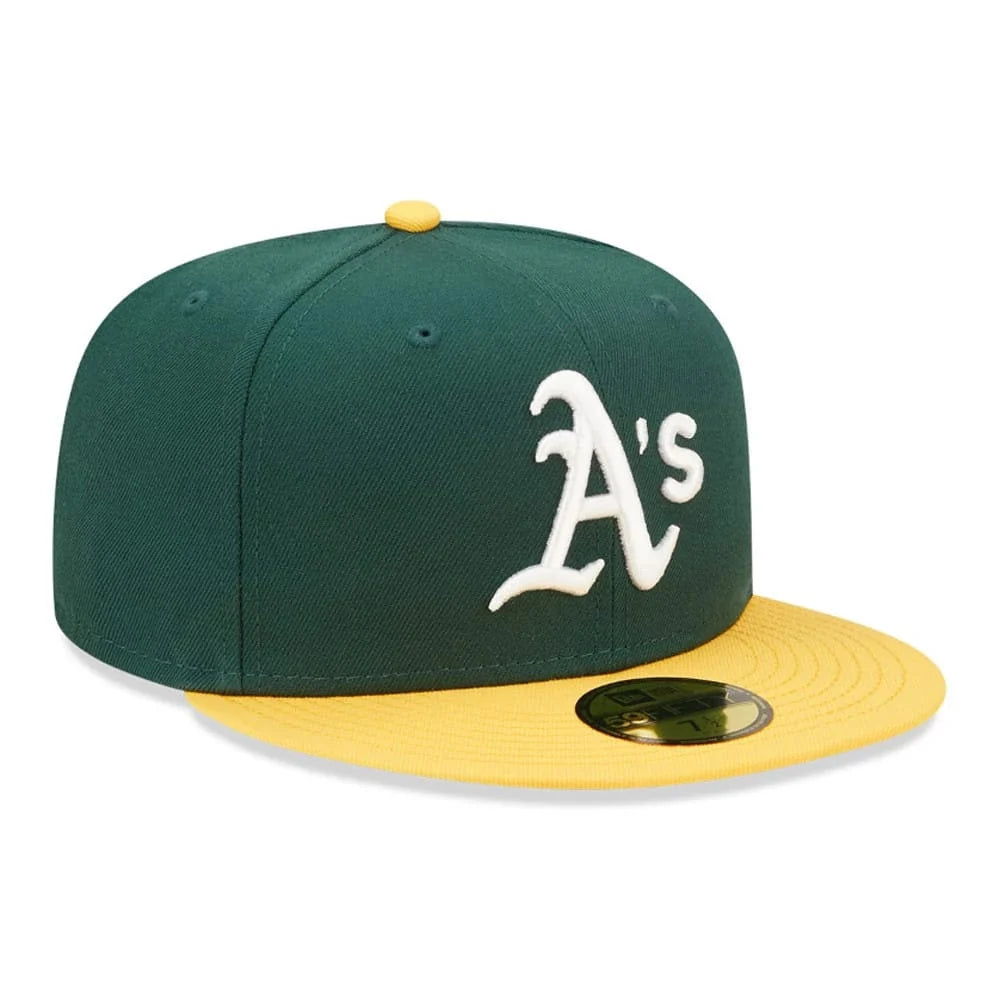 New Era miesten lippis Oakland Athletics 59FIFTY, tummanvihreä