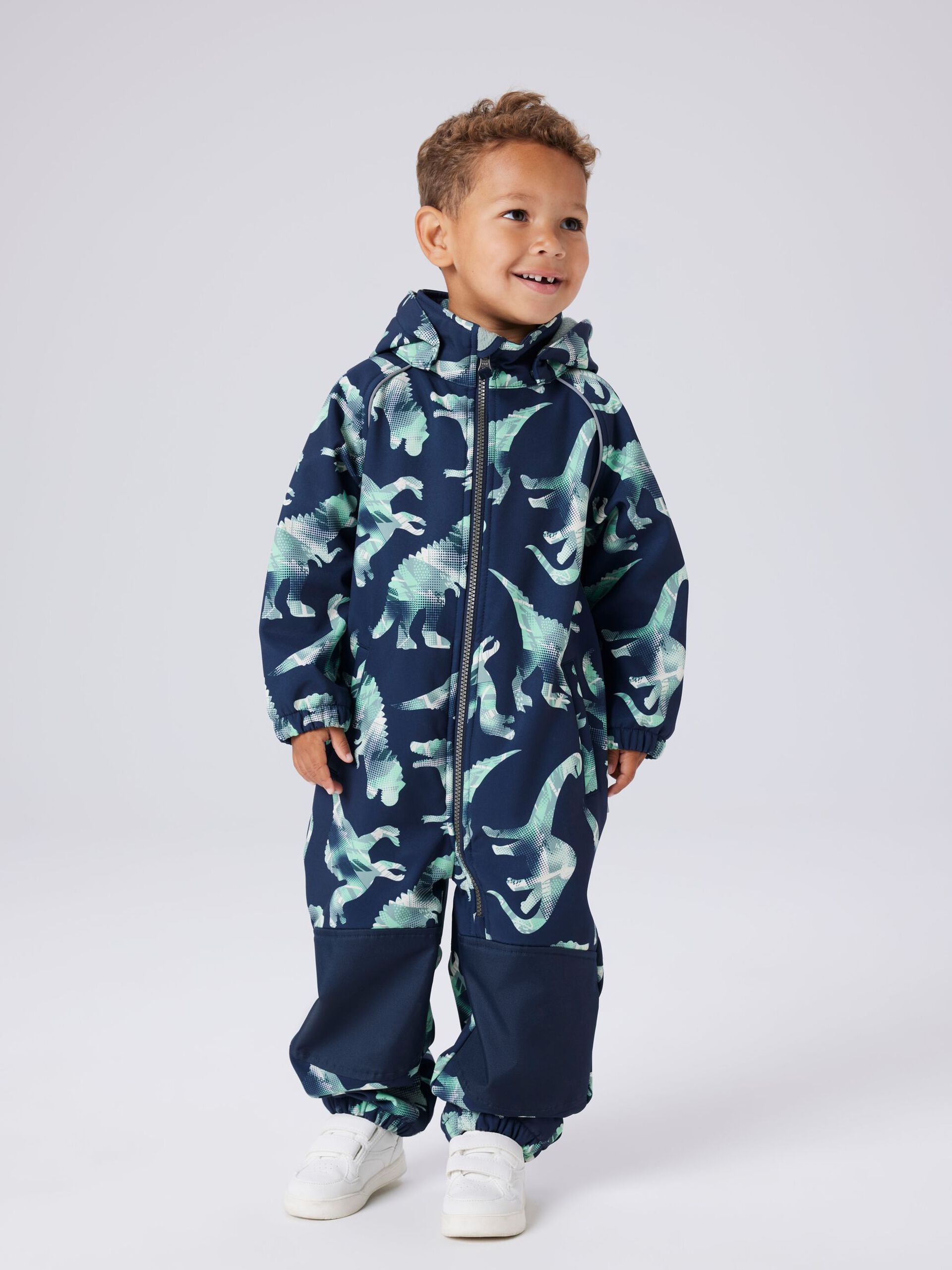 Name It softshell haalari NMMALFA08 SOFTSHELL SUIT, sininen kuosi