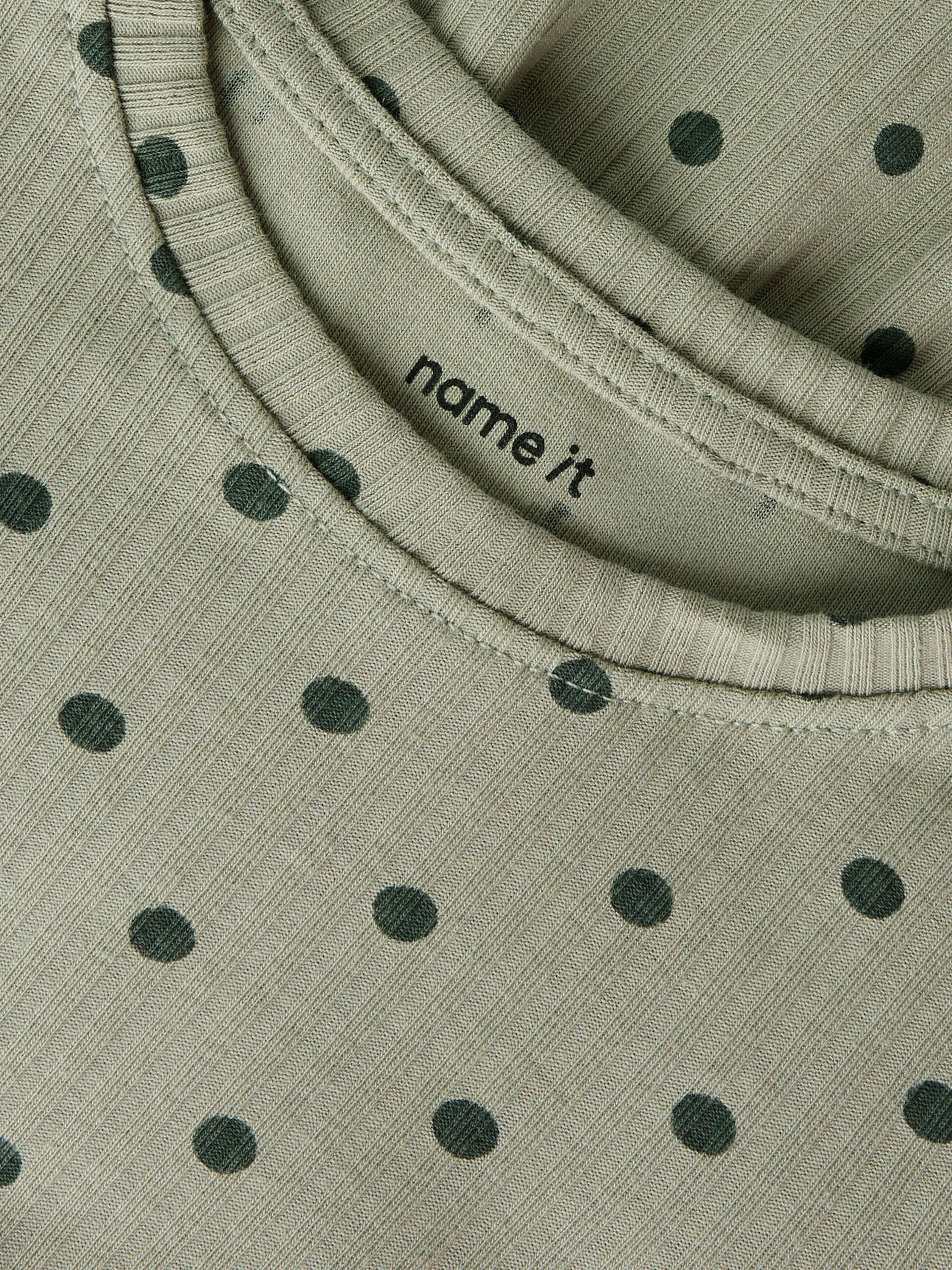 Name It lasten mekko NMFVEMMA LS DRESS, vaaleanvihreä