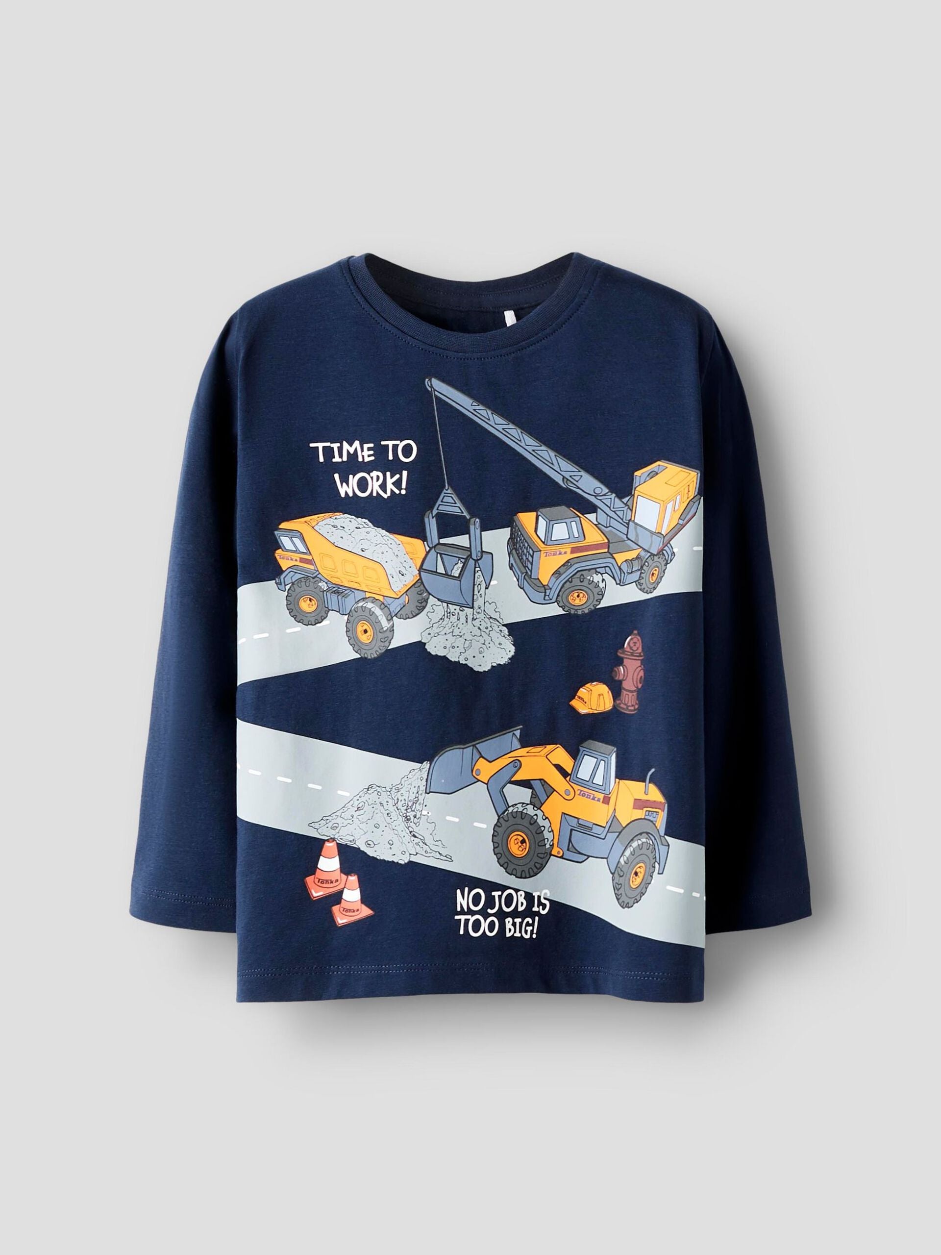 Name It lasten pitkähihainen paita NMMOFEK TONKA LS TOP, tummansininen