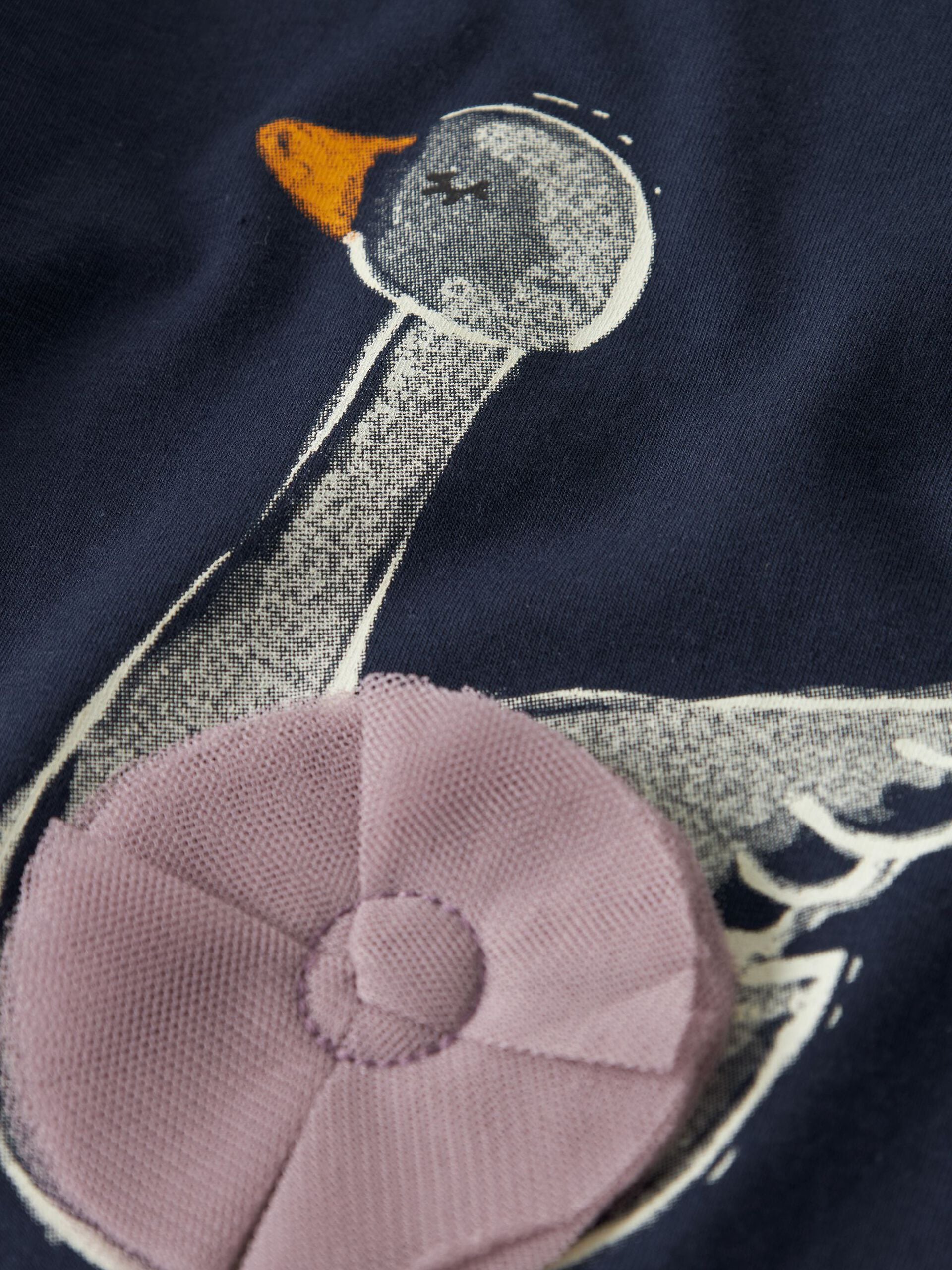 Name it lasten paita NMFSWANA LS TOP, tummansininen