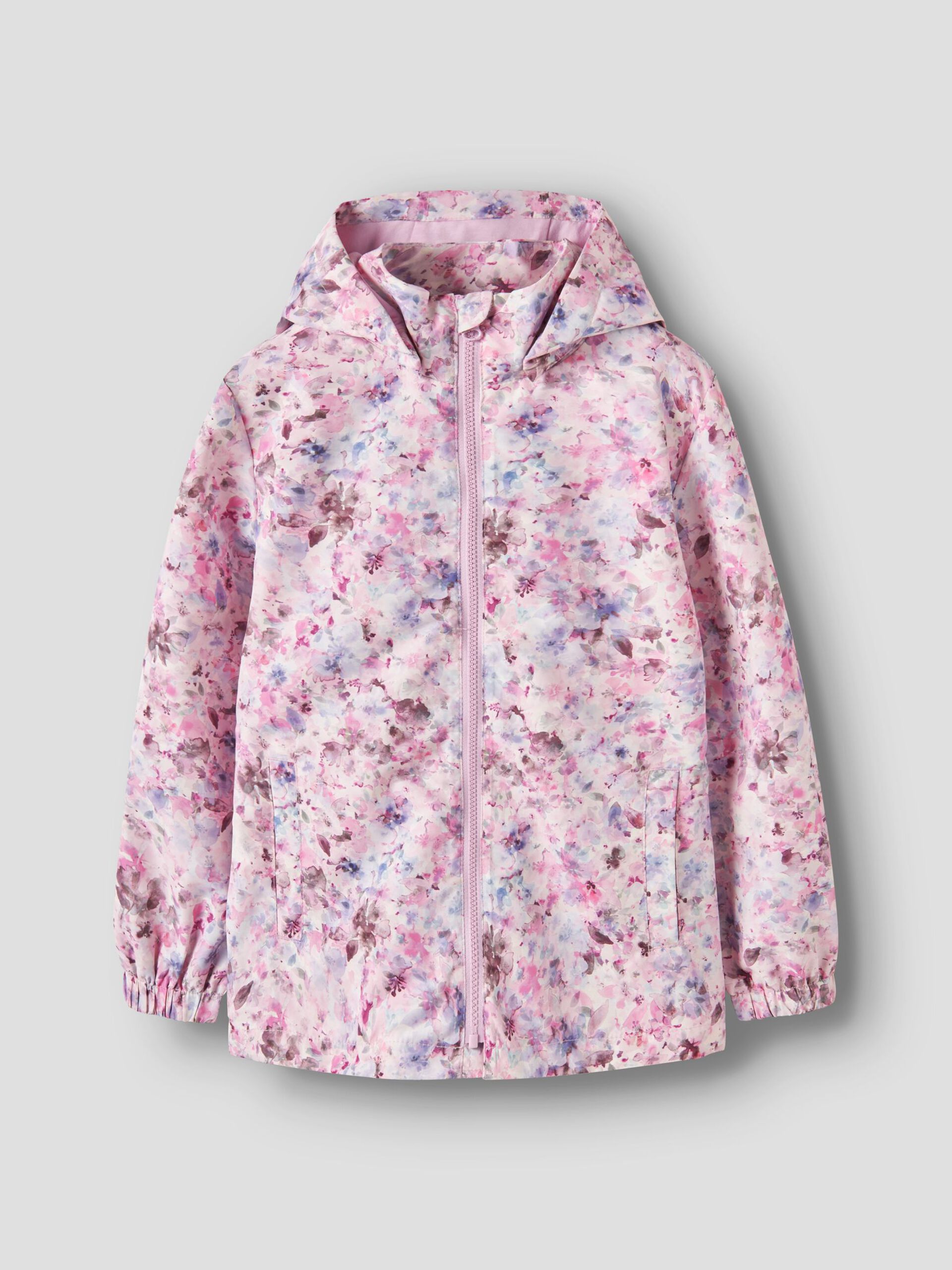 Name It lasten välikausitakki NKFMAXI Jacket LI AOP, vaalea lila