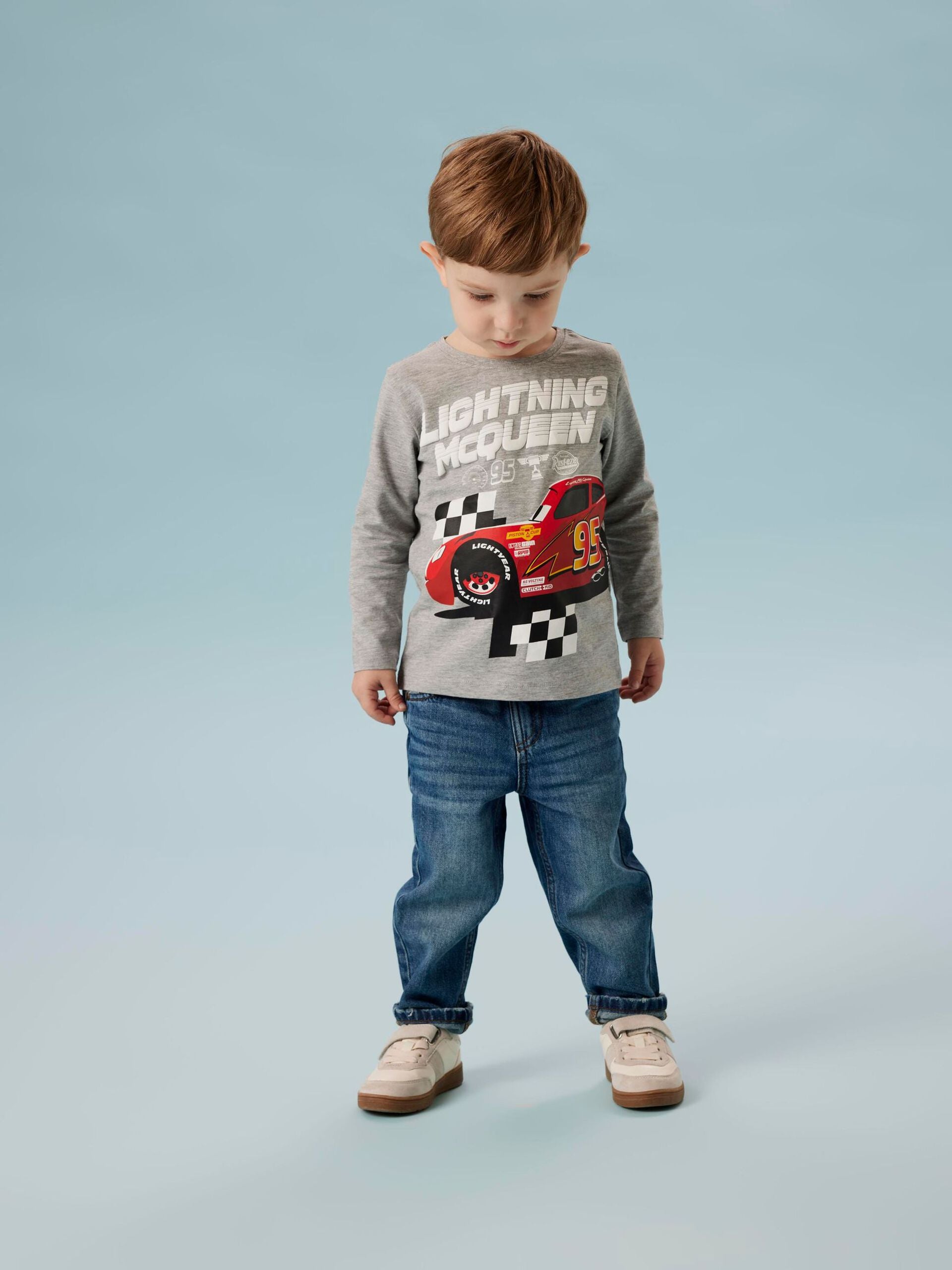 Name It lasten pitkähihainen paita NMMDRACO CARS LS NREG TOP, keskiharmaa
