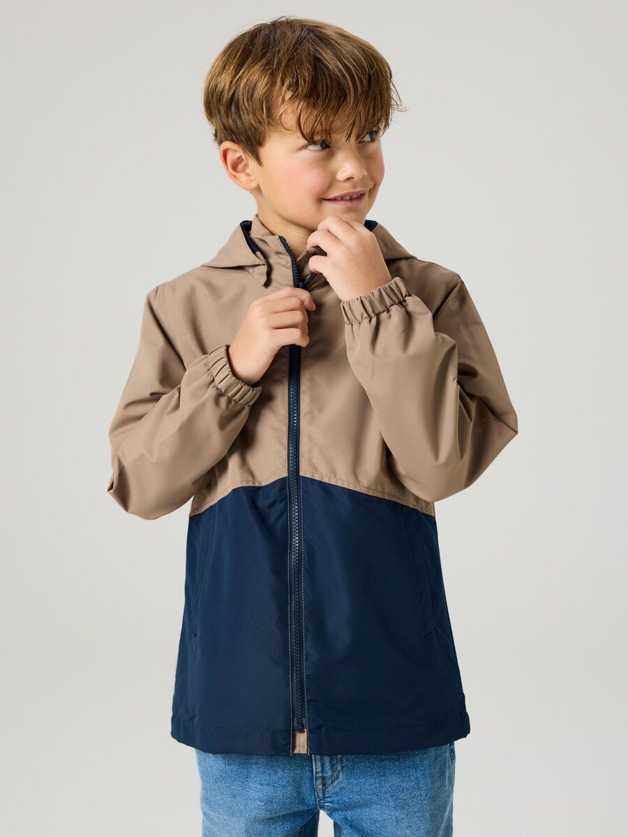 Name It lasten takki NKMMAX Jacket LI Block, beige