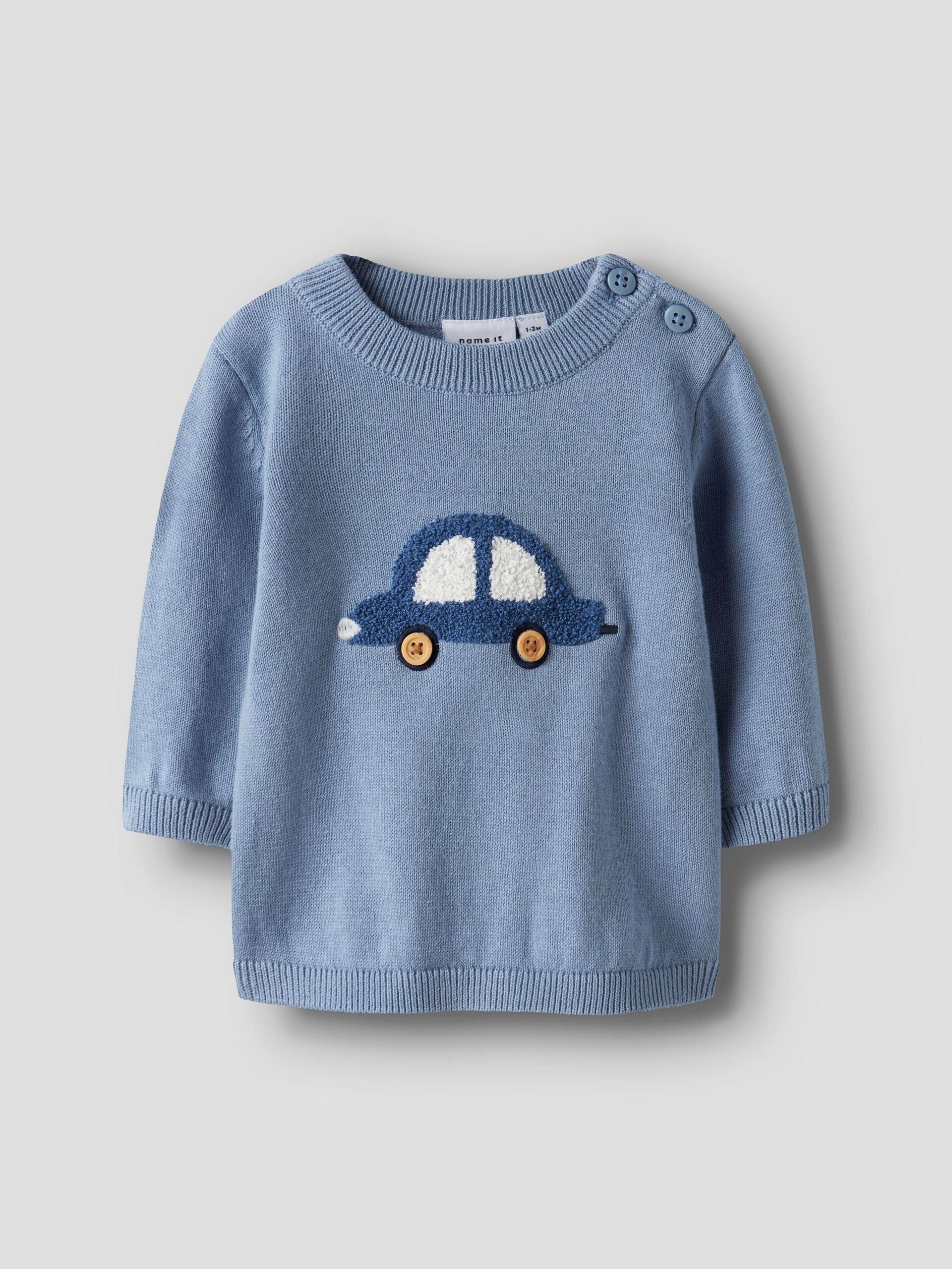 Name It neulepusero NBMBAND LS Knit, vaaleansininen