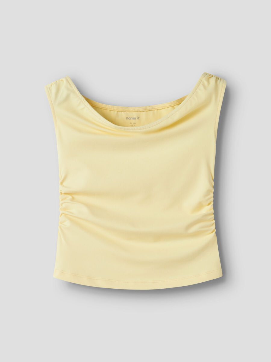 Name It lasten toppi NKFHELGU Slim Tank Top, keltainen