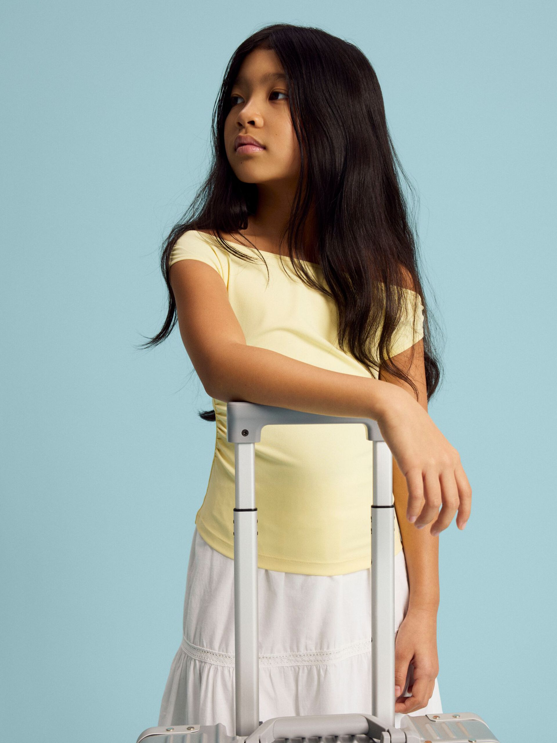 Name It lasten toppi NKFHELGU Slim Tank Top, keltainen