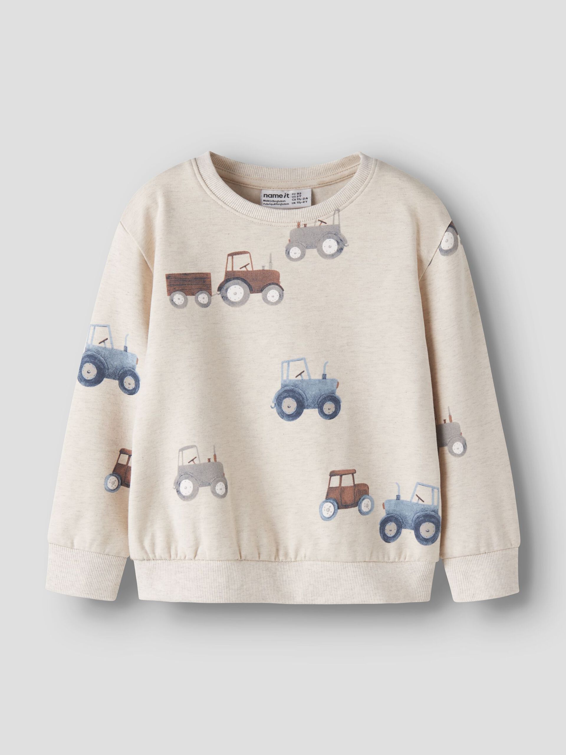 Name It lasten collegepaita NMMFOTRACTOR LS Nreg Sweat, beige