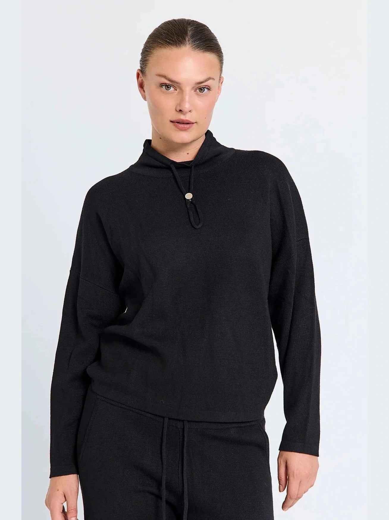 Freequent naisten neulepusero ANI PULLOVER, musta