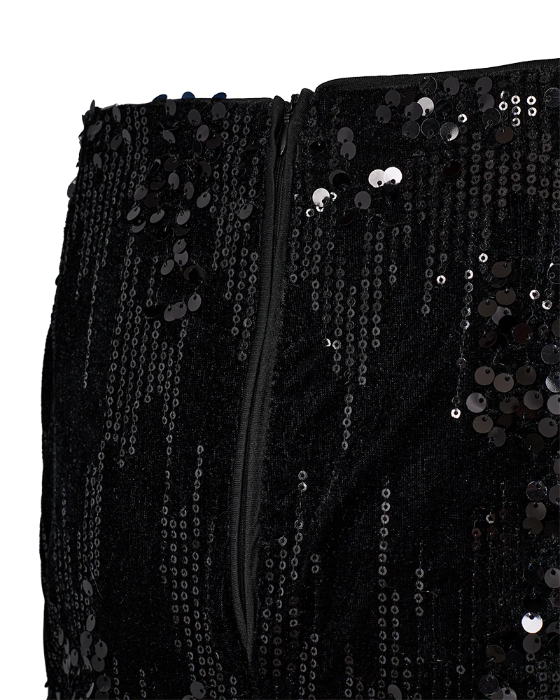 Freequent Doffi Skirt, musta