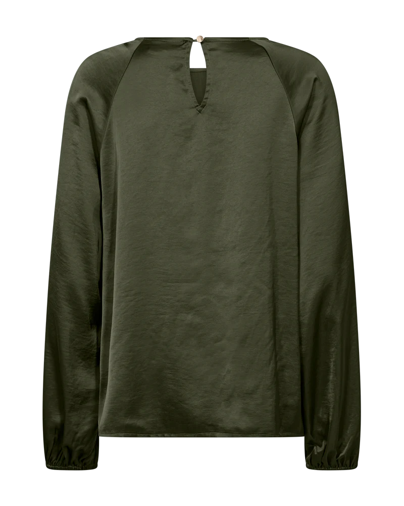 DOVE BLOUSE TUMMANVIHREÄ