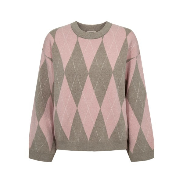 SORA PULLOVER VAALEANPUNAINEN RUUT