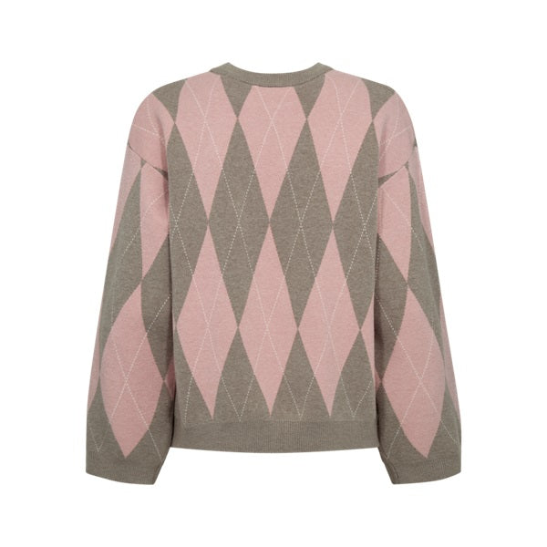 SORA PULLOVER VAALEANPUNAINEN RUUT