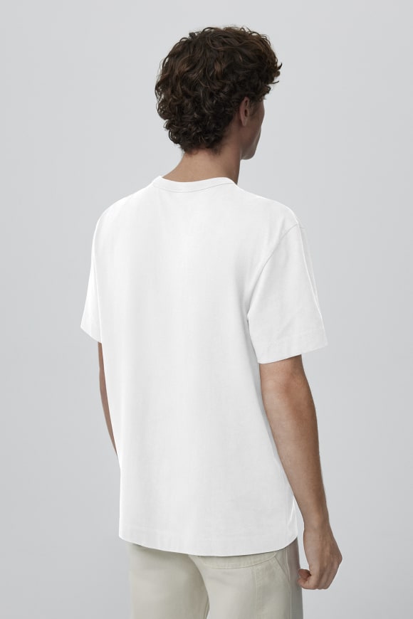 Canada Goose Miesten T-paita, GLADSTONE T-SHIRT Valkoinen