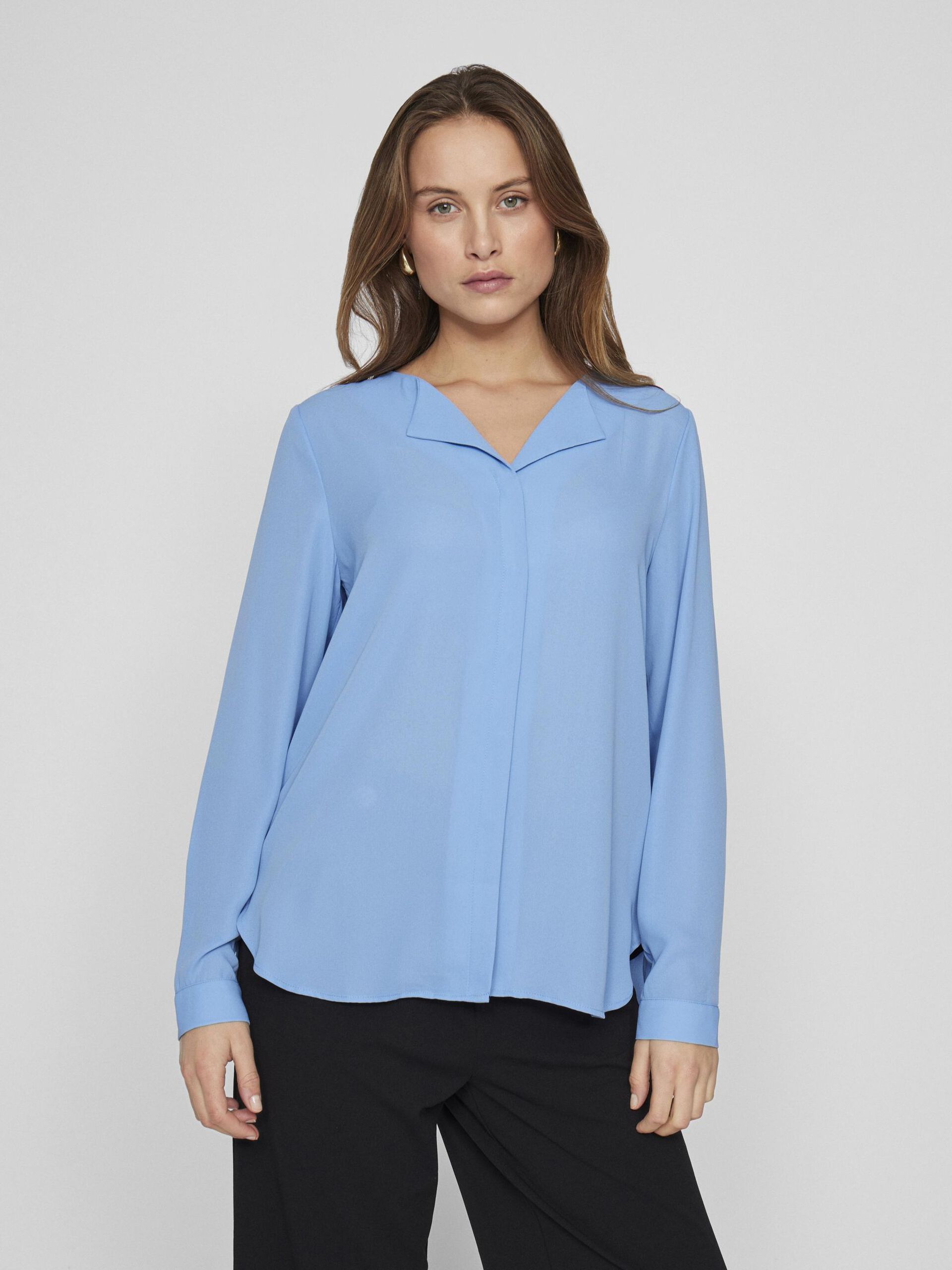 Vila naisten paita Vilucy LS Shirt, sininen