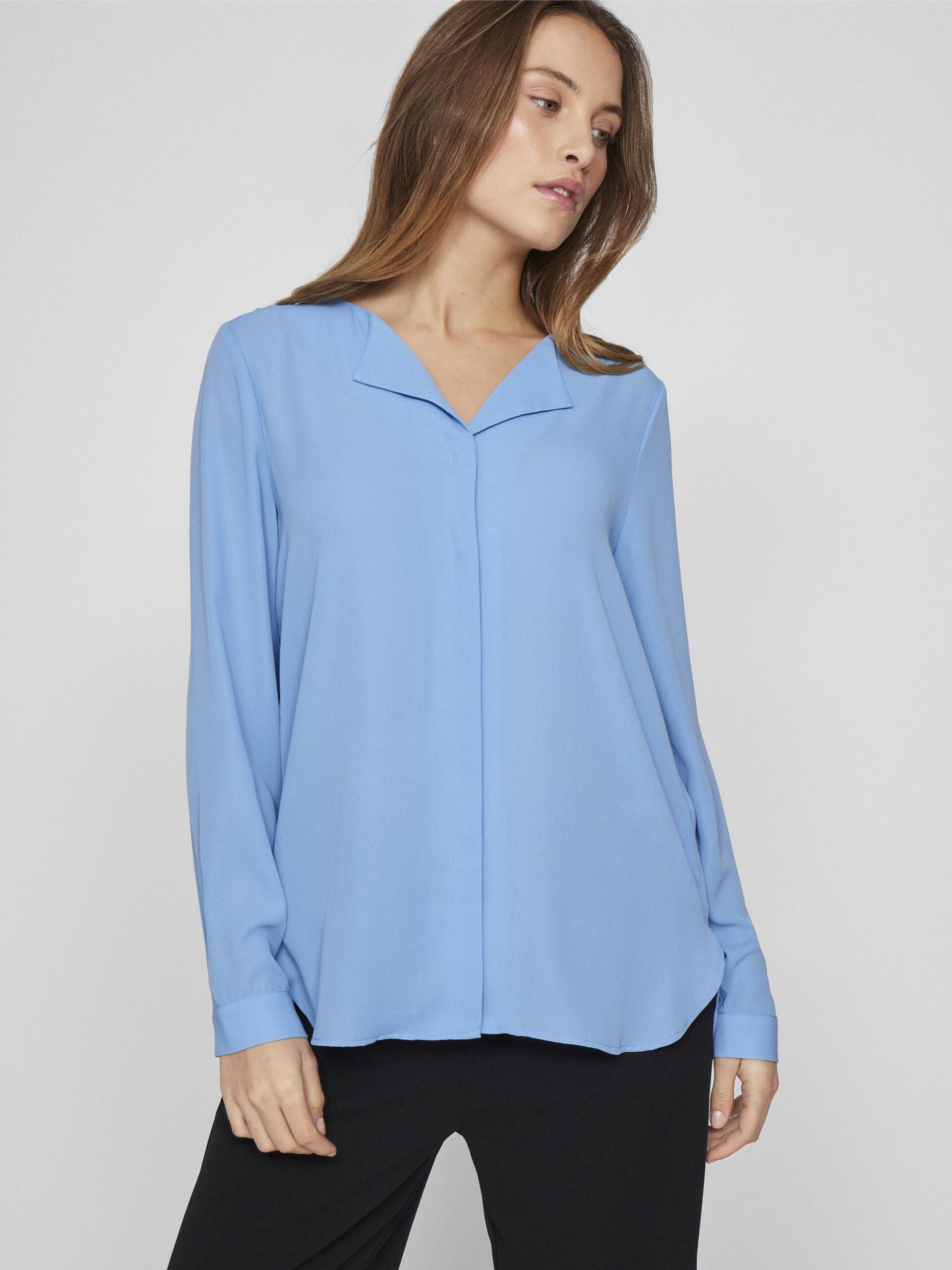 Vila naisten paita Vilucy LS Shirt, sininen