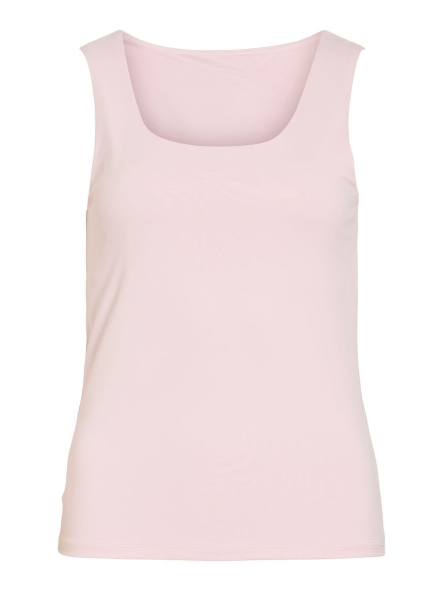 Vila naisten toppi Vikenza U-Neck S/L, Cherry Blossom