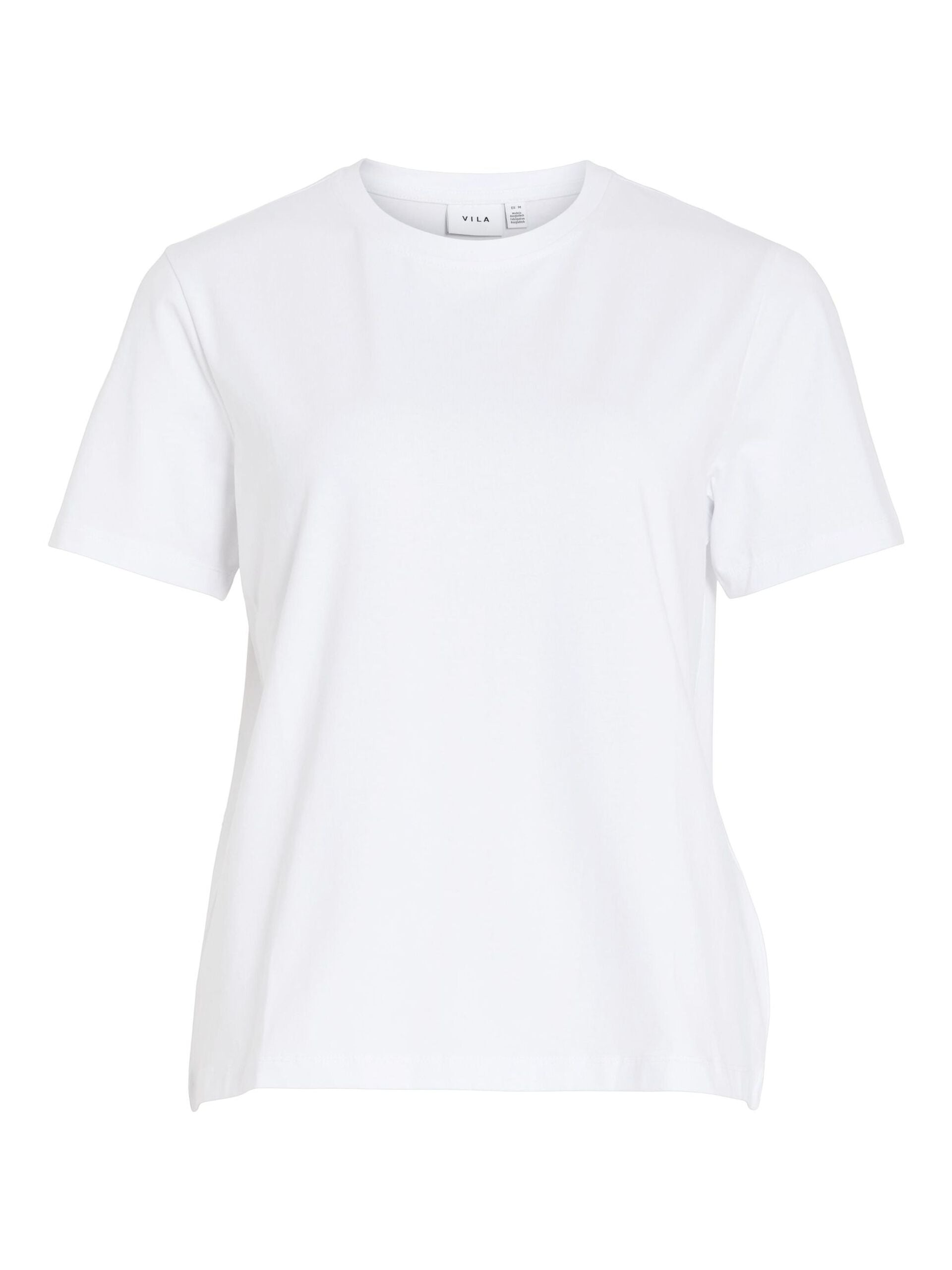 Vila naisten t-paita Vinora S/S T-Shirt, valkoinen