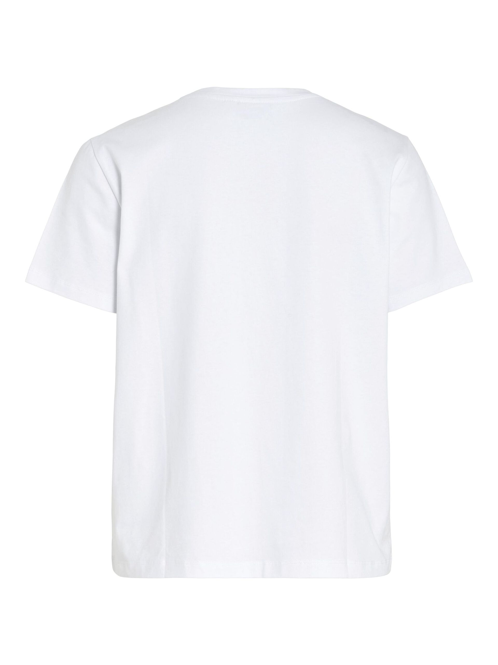 Vila naisten t-paita Vinora S/S T-Shirt, valkoinen