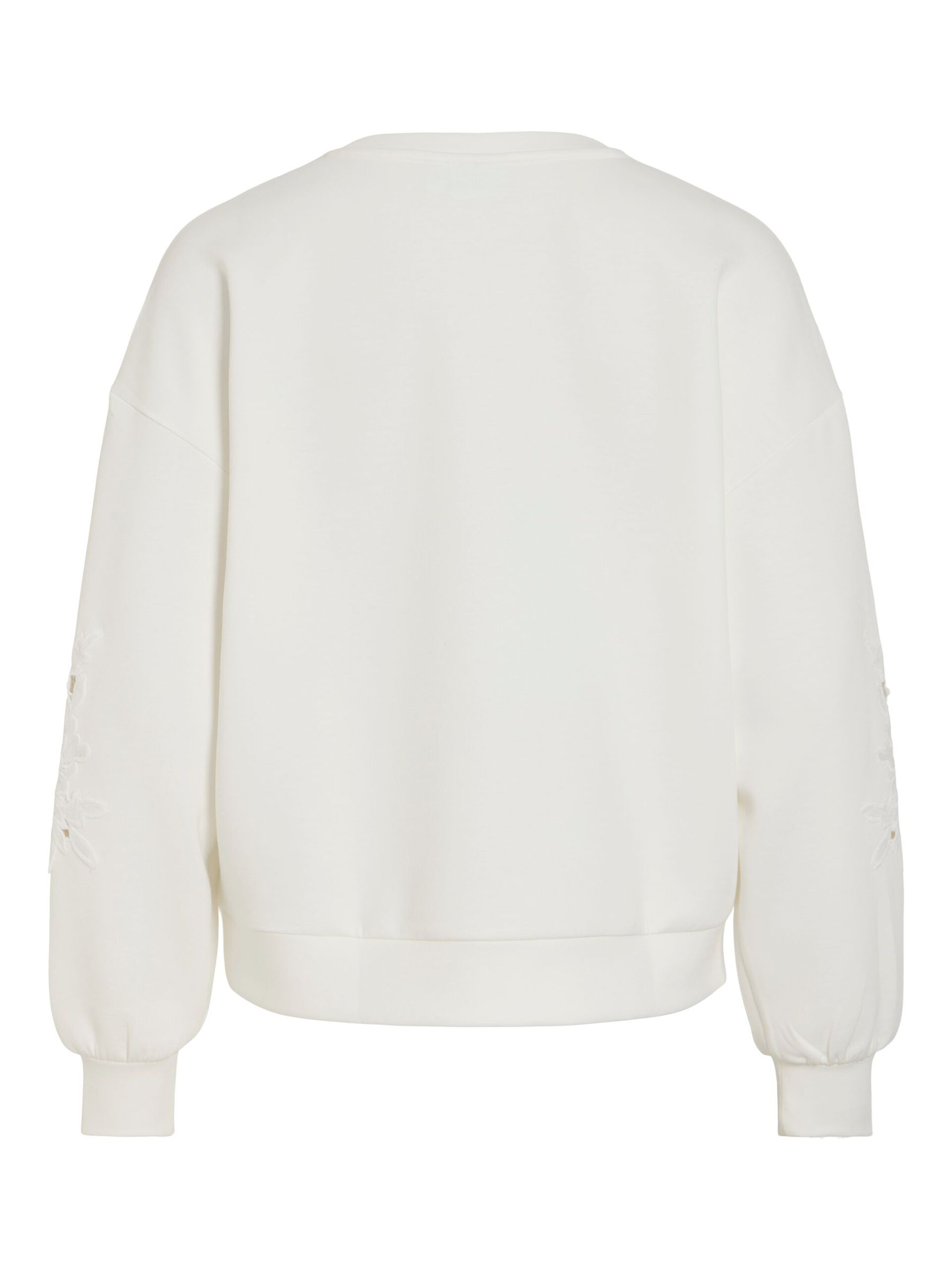 Vila naisten collegepaita VISIFFI O-Neck, Cloud Dancer