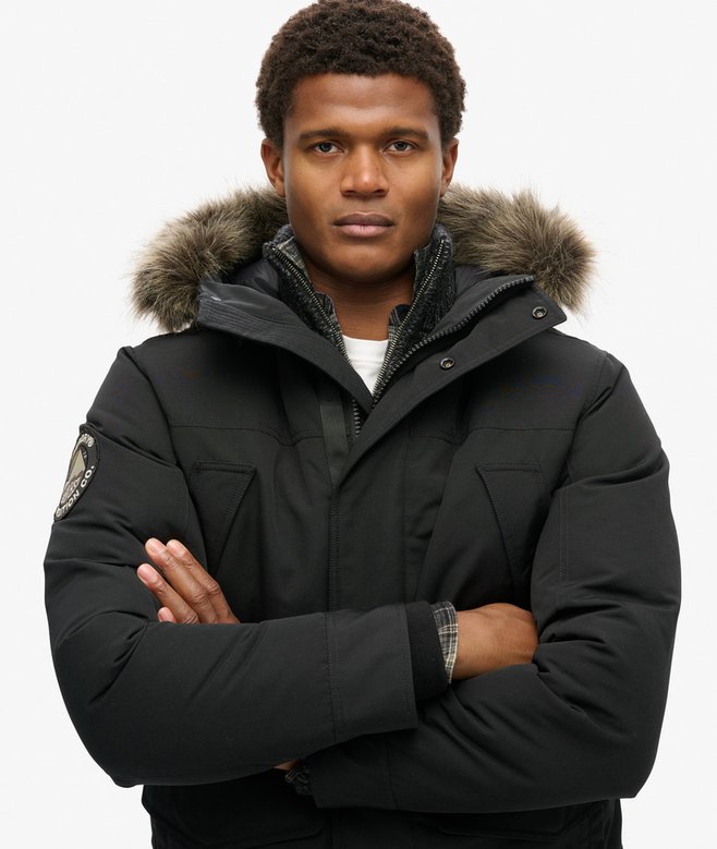 Everest Faux Fur Parka Jacket MUSTA