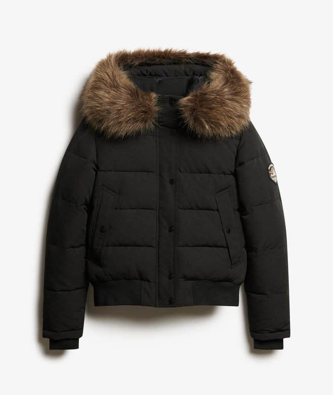 Everest Hooded Bomber Jkt MUSTA