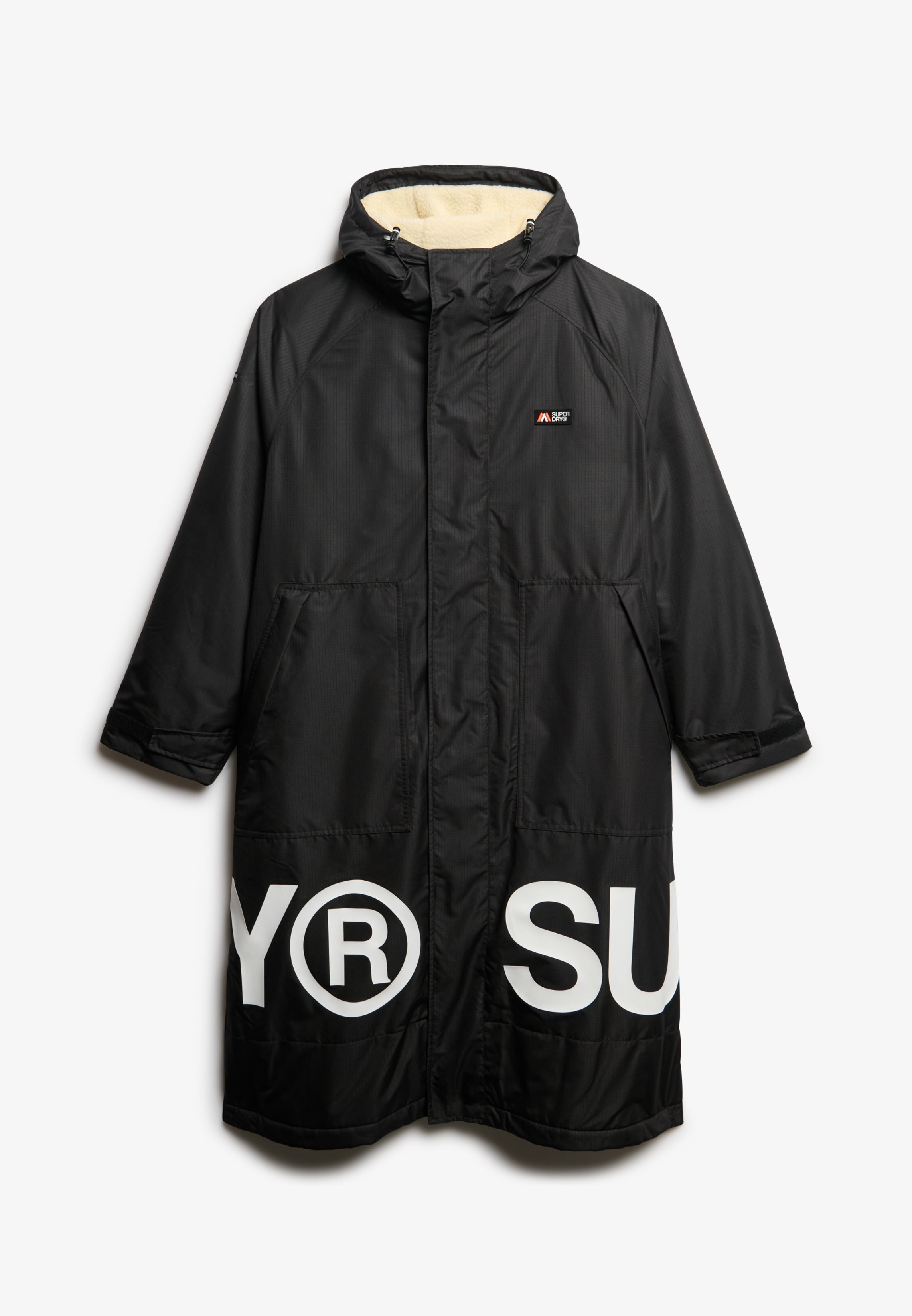 Windbreaker Changing Robe MUSTA