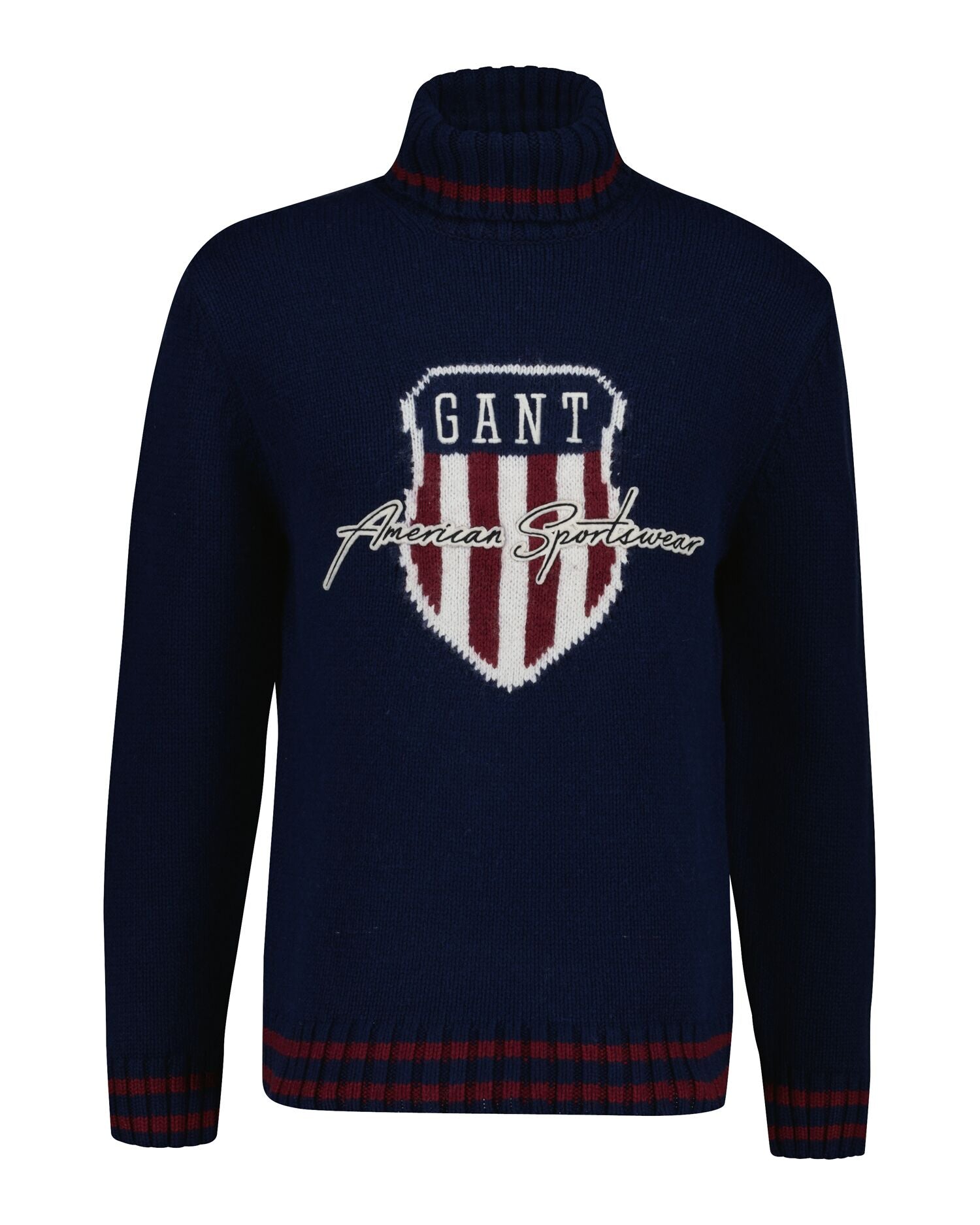 GRAPHIC ROLL NECK TUMMANSININEN