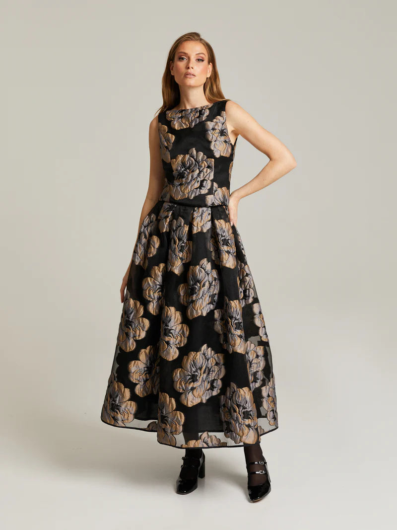 Andiata naisten toppi Armanda Top, musta kuosi