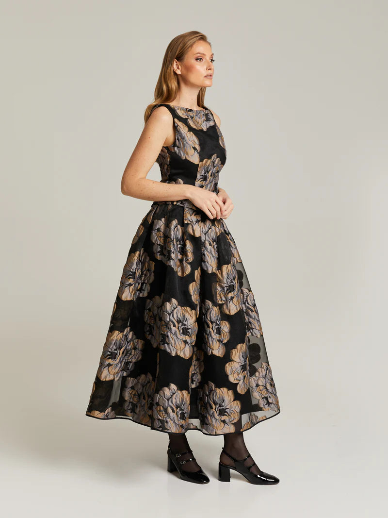 Andiata naisten toppi Armanda Top, musta kuosi