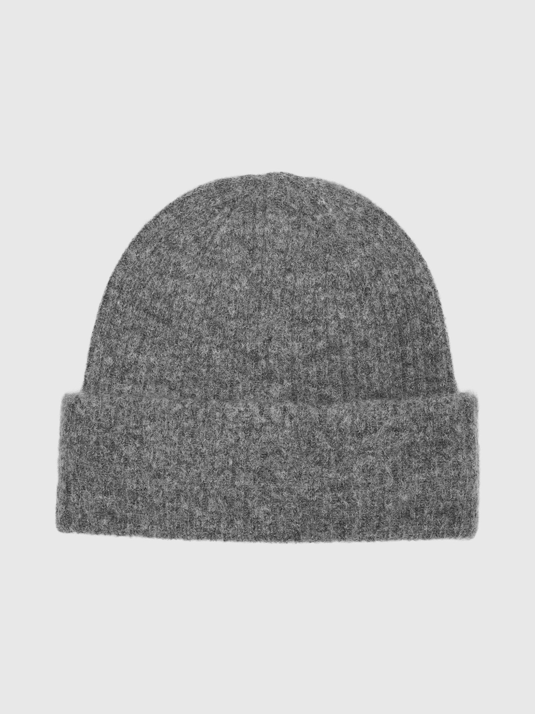 Selected Femme naisten pipo Slfmaline Knit Beanie, vaaleanharmaa