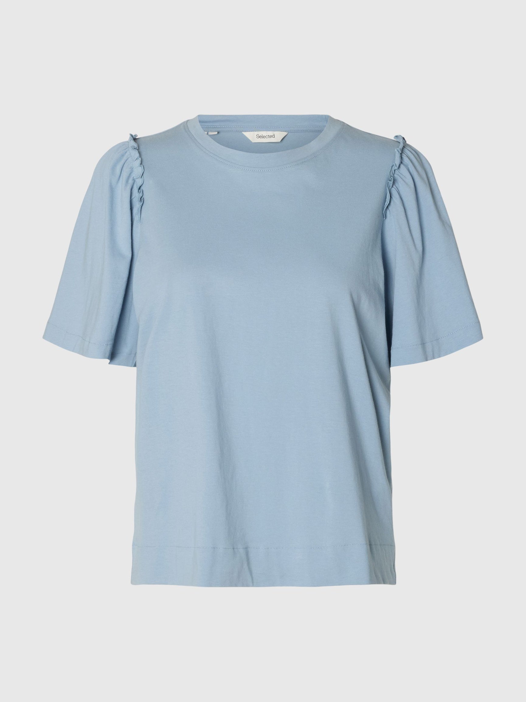 Selected Femme naiset T-paita Penelope, Dusty Blue