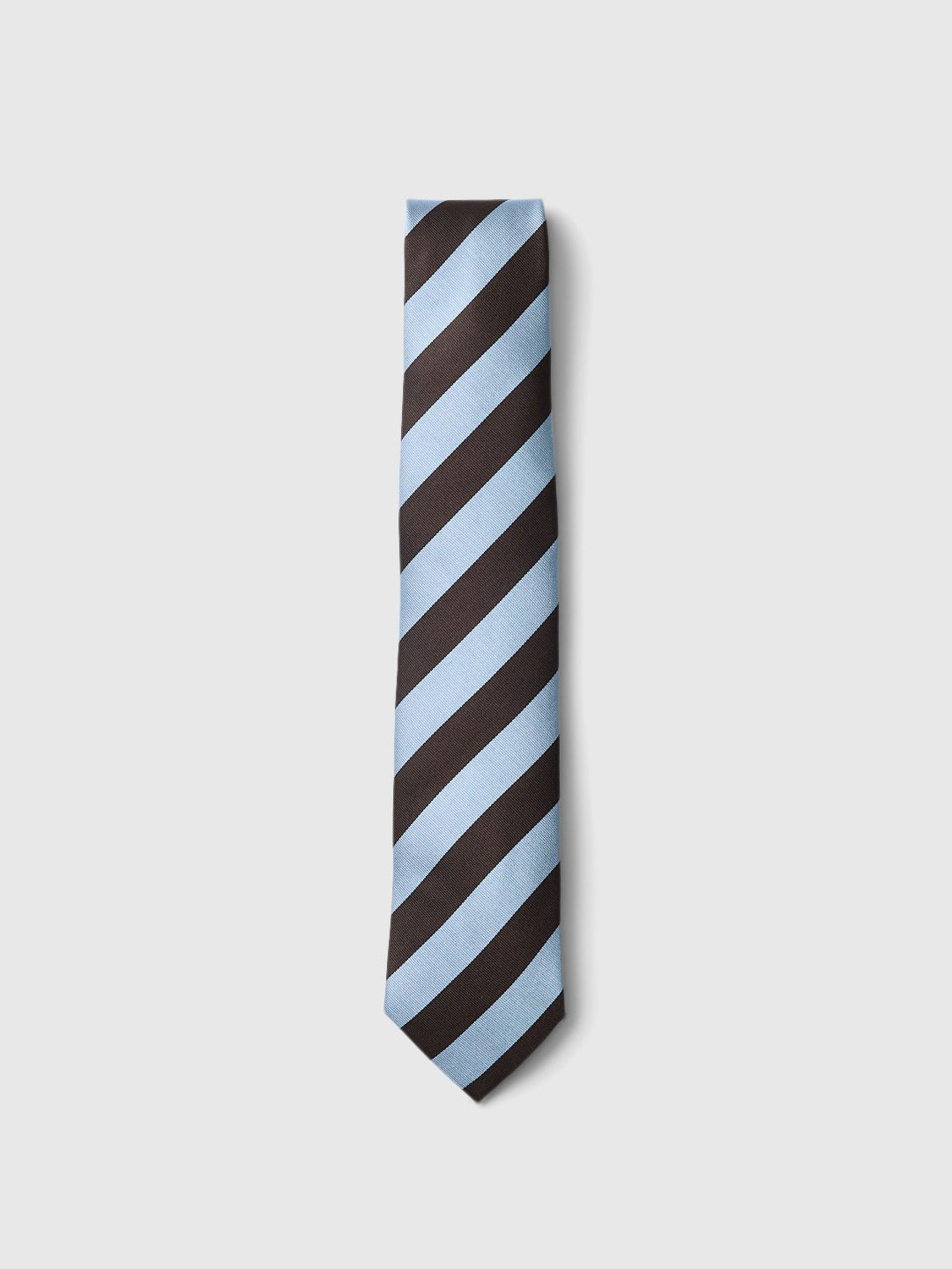 Selected miesten solmio Amour Silk Tie, Skyway Stripes