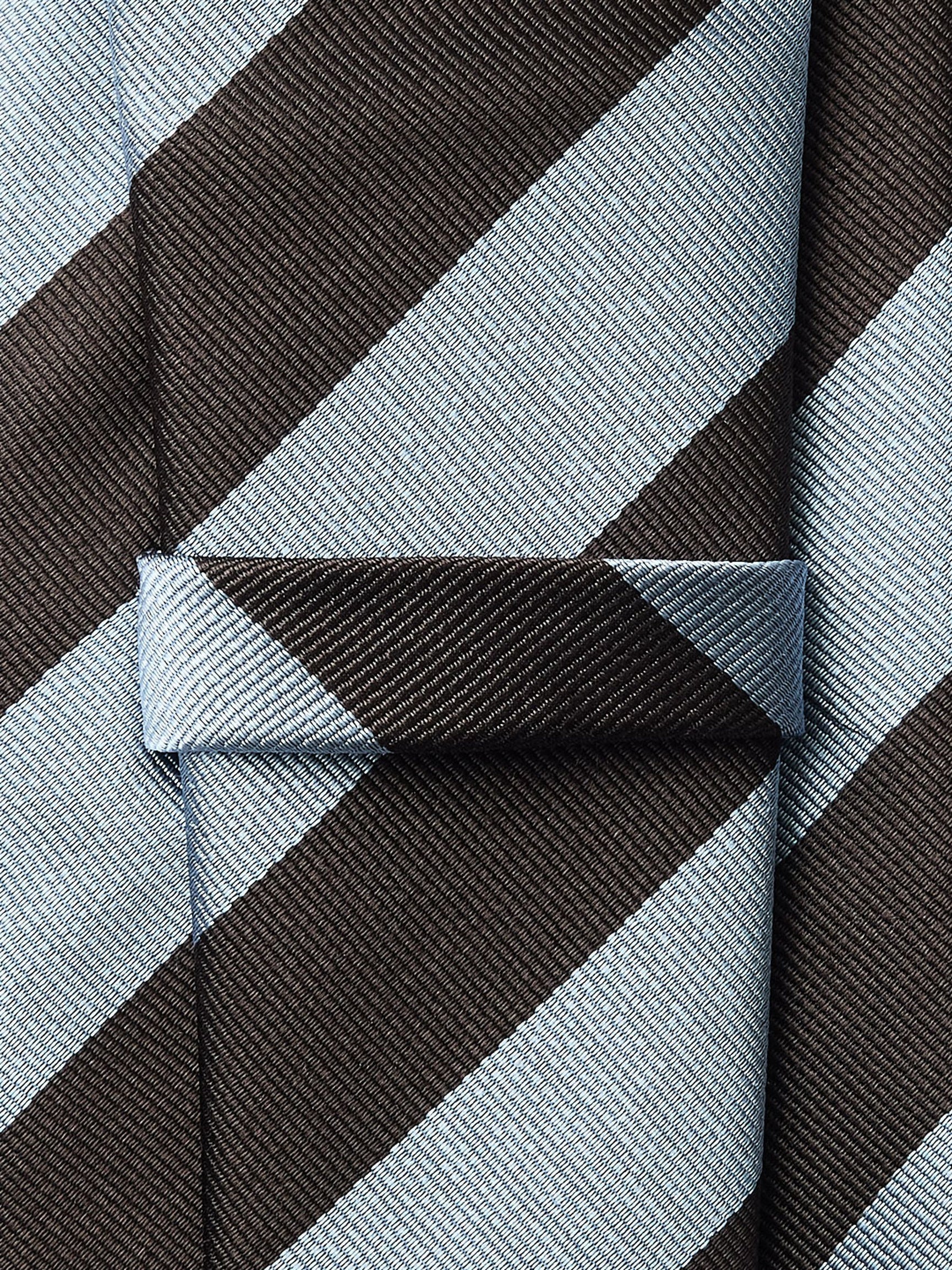 Selected miesten solmio Amour Silk Tie, Skyway Stripes