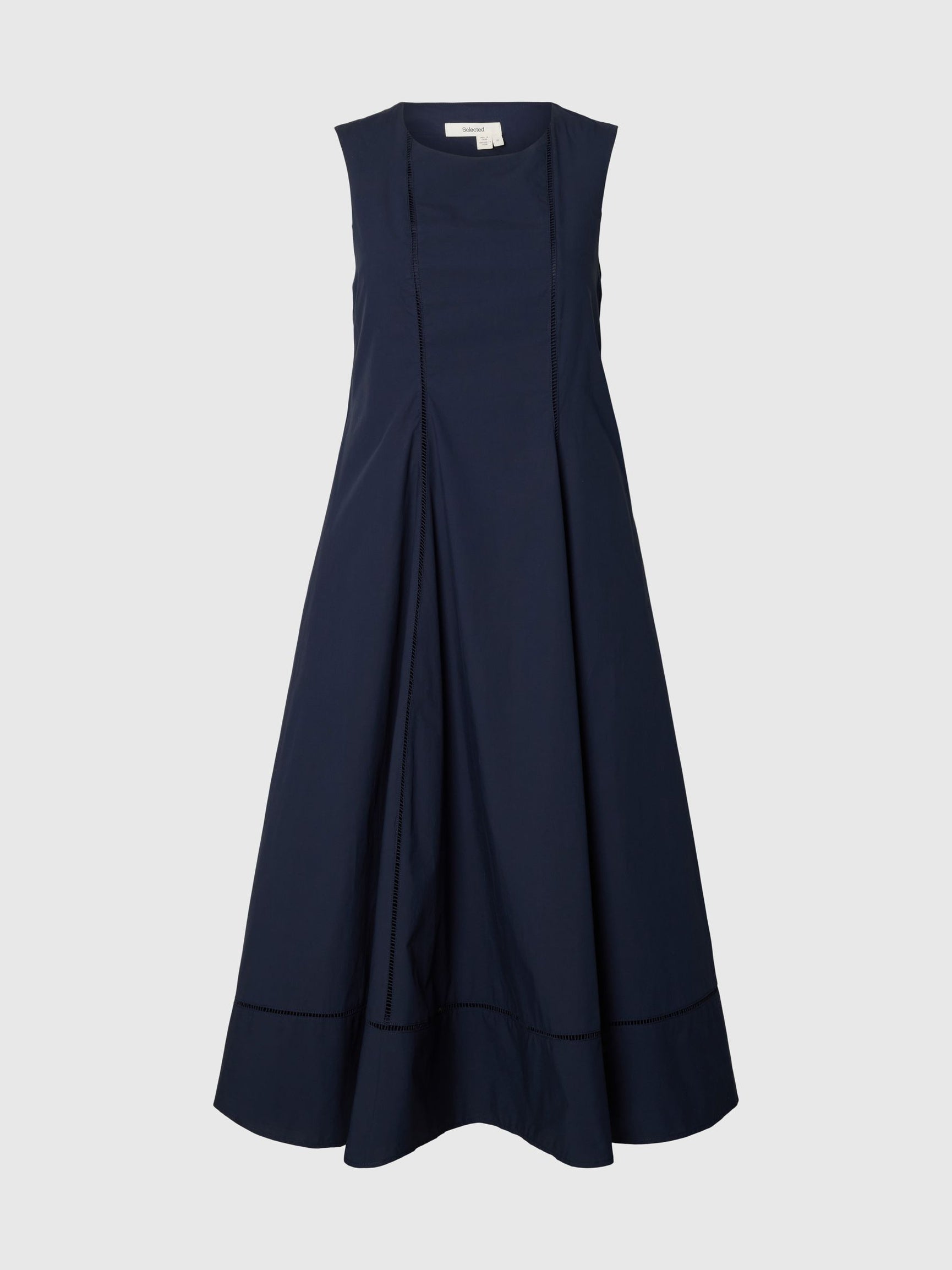 Selected Femme mekko Viscose Midi Dress, Dark Sapphire