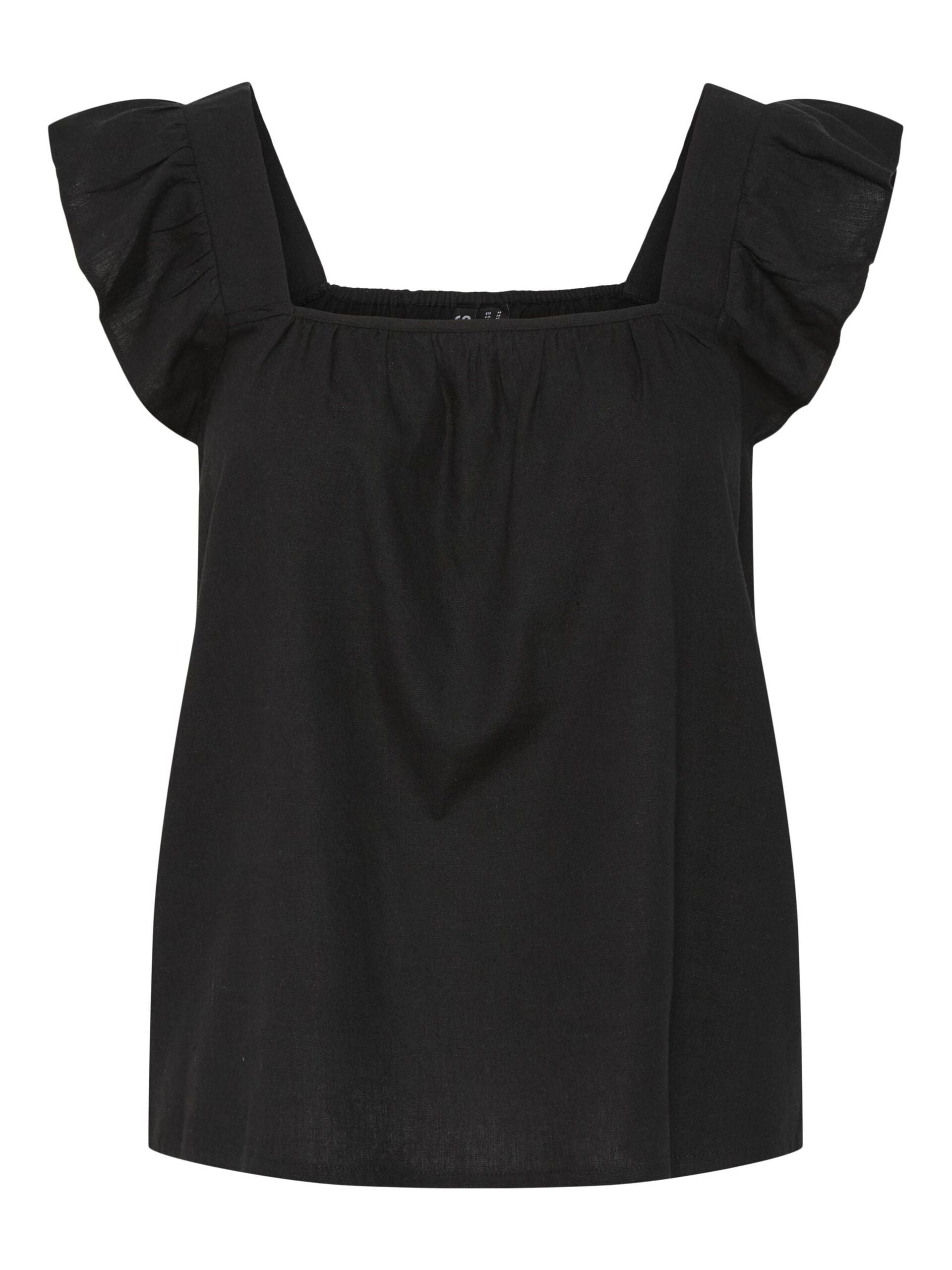 Pieces naisten toppi PCPIA SL Top, musta