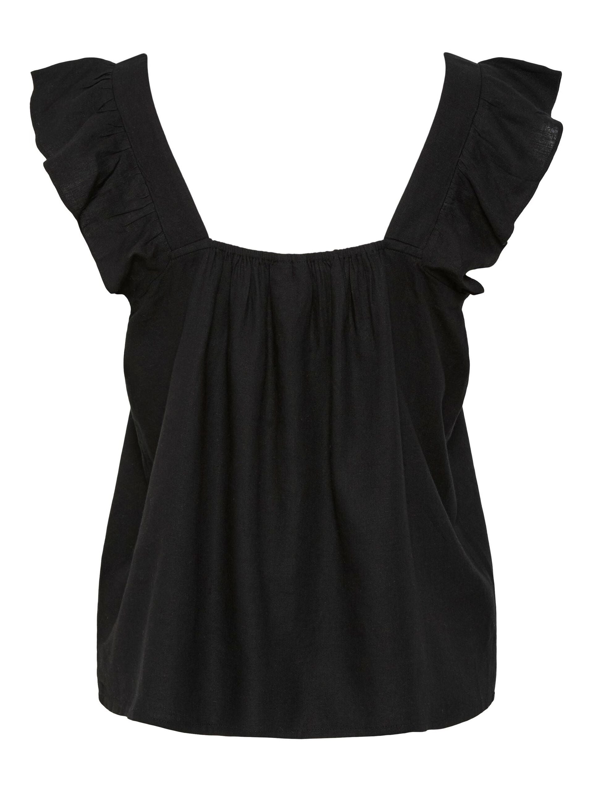 Pieces naisten toppi PCPIA SL Top, musta