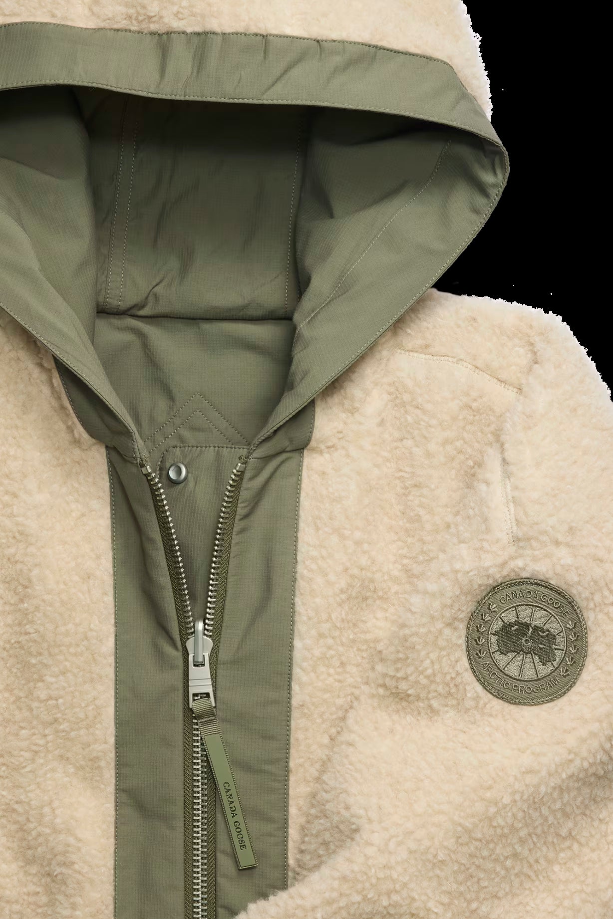 ALBERNI REVERSIBLE FLEECE BOMBER TUMMANVIHREÄ