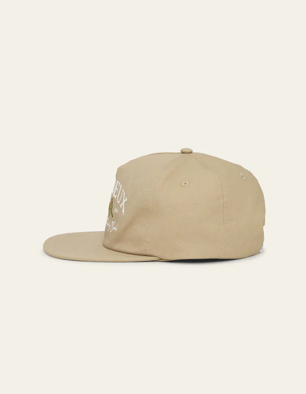 Les Deux miesten lippis Ivy League Twill Letterman Cap, beige
