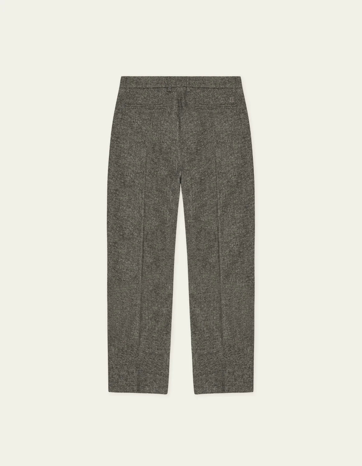 Les Deux miesten housut Wool Melange Slack Pants, keskiruskea
