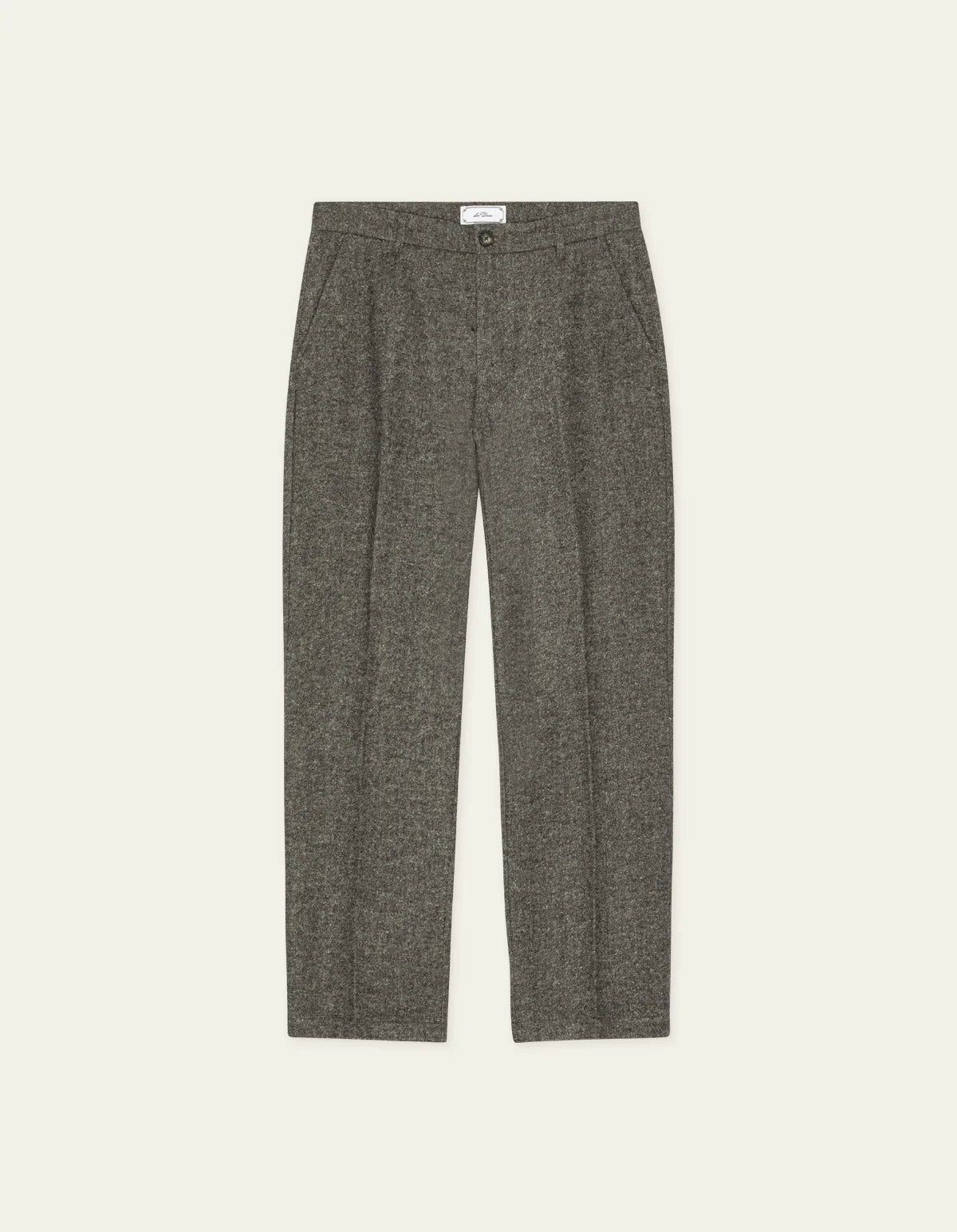 Les Deux miesten housut Wool Melange Slack Pants, keskiruskea