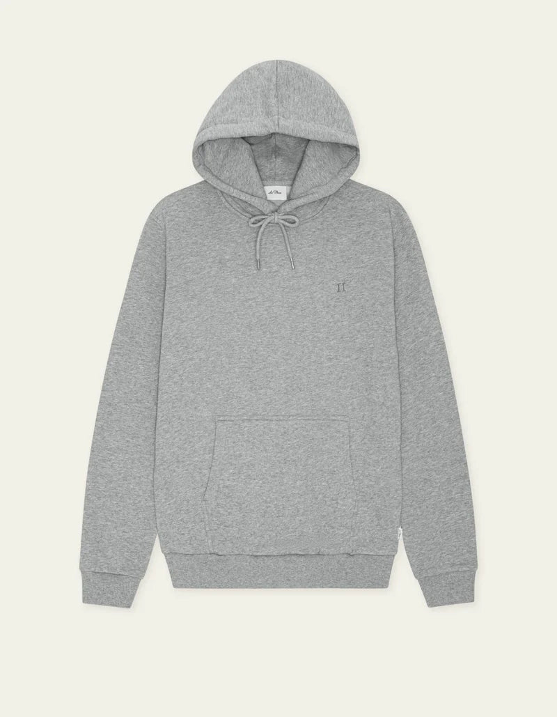 Les Deux miesten huppari Core Tonal Hoodie, harmaa meleerattu