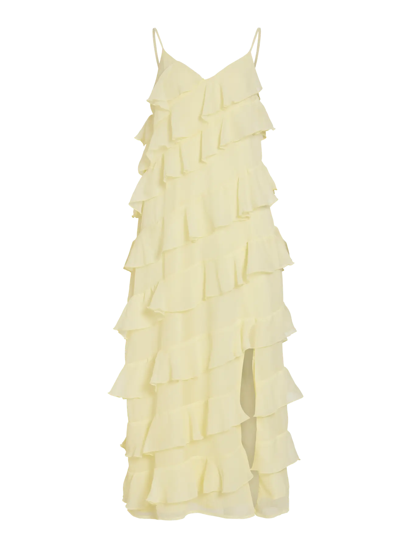 Vila mekko Viluna Strap Ankle Dress, pastellinkeltainen