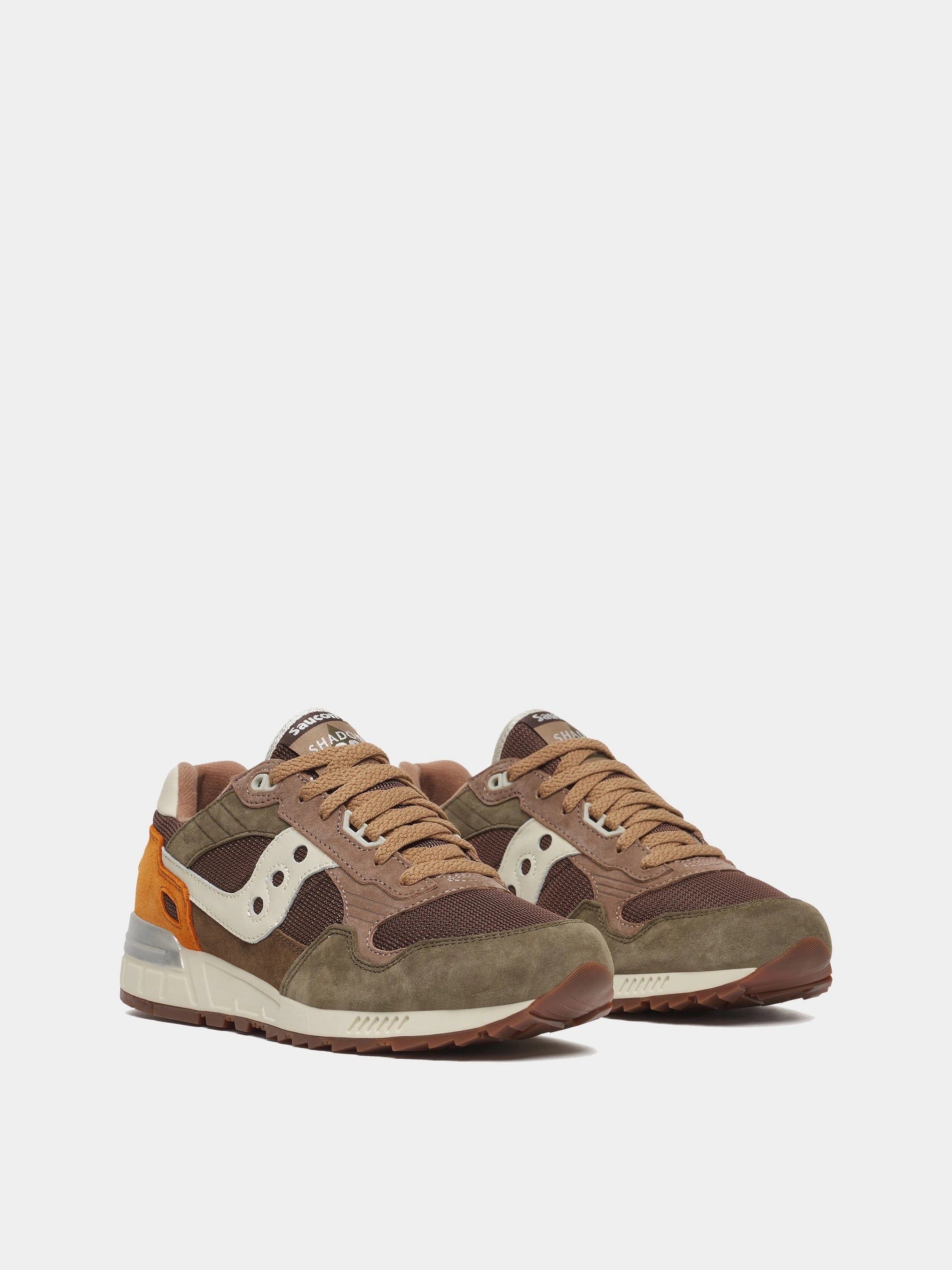 Saucony miesten lenkkarit Shadow 5000, ruskea kuosillinen